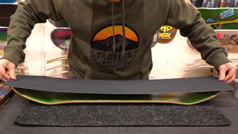 skateboarding grip tape.